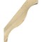 Ekena Millwork 6"W x 18"D x 22"H Funston Rough Sawn Knee Brace, Douglas Fir BRC06X18X22FST00RDF - alternate 4